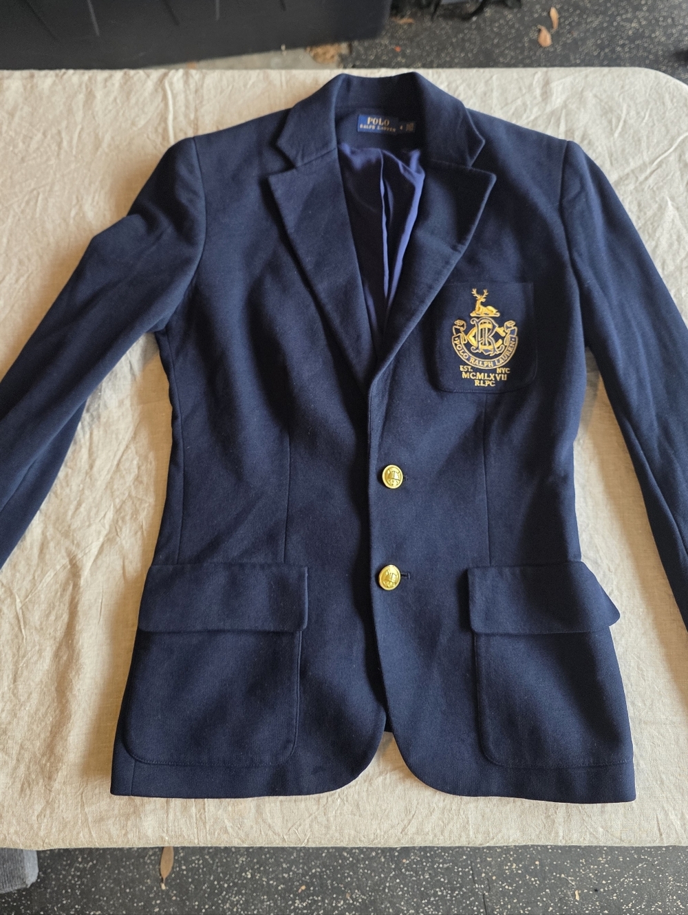 Polo Ralph Lauren Blazer Sz 4 - Picture 2 of 10